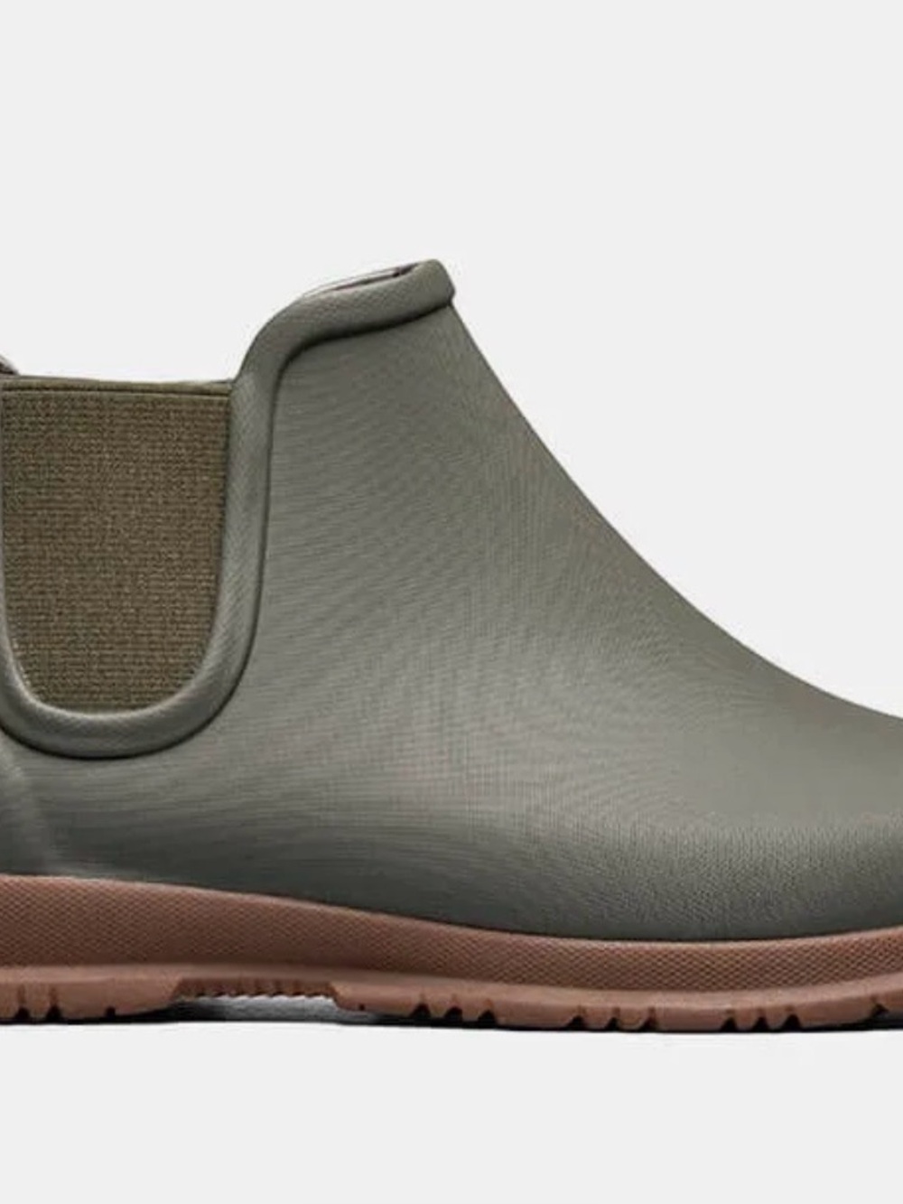 Bogs Sweet pea Waterproof Slip-On Ankle Boot — Olive Green